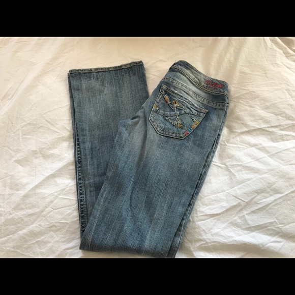 Silver ‘Tuesday’ Ladies Jeans 26/33 - Picture 2 of 3